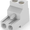 PCB terminal, 2 pole, pitch 5.08 mm, AWG 30-12, 15 A, cage clamp, gray, 1546108-2