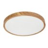 Plafon Led Pereti 24W Drewniany Pierścień 35Cm, 3000K Barwa Ciepła, 2400Lm,...