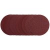 Draper 03158 Sanding Discs, 125mm, Hook & Loop, Assorted Grit - 40-240G (10Pk)