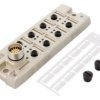 Koncentrator pasywny aktuator/sensor porty 8xM12 5pin/złącze M23 męskie 12pin na kabel sterujący ASBS 8 5-4