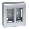 Obudowa natynkowa SIMON 500 2-modułowa aluminium