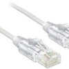 kabel LAN Delock 83782, 1 szt., RJ45, CAT 6, U/UTP, 2.00 m, biały