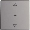 BERKER Q.1/Q.3/Q.7 KNX RF quicklink przycisk żaluzjowy aluminium aksamit lakierowany 85245224 HAGER
