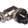 Wtyk mikrofonowy kątowy CB 5 PIN na kabel