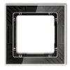DECO Ramka uniwersalna transparentna DECO Art - efekt szkła (ramka: transparentna: spód: czarny) transparentny 52-12-DRS-1 KARLI