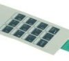 UM214.2 Klawiatura membranowa uniwersalna 3x4 z taśmą - wymiary: 52x116mm