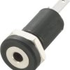 TRU COMPONENTS 718684 Złącze męskie jack 2,5 mm, niklowany, 1 szt.