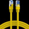 K5525FGE.5 Cat. 6A S/FTP patch cable, Super Flex, 5 m, yellow