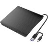 Xlyne 570501 External DVD writer USB A USB C USB 2.0 Black