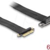 88026 riser card, PCIe x4 > PCIe x4, 60 cm cable
