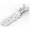 Faston plug, 6.35 x 0.81 mm, L 28.1 mm, uninsulated, straight, 0.82-2.08 mm², AWG 18-14, 160451-3