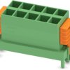 Direct connector, 5 pole, pitch 5 mm, straight, green, 1016289
