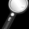 WZ0075 LED handheld reading magnifier, 5x and 30x magnification