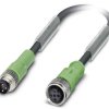 Kabel do czujników/elementów wykonawczych Phoenix Contact SAC-3P-M 8MS/0,6-PUR/M12FS 1682317, złącze żeńskie M12, proste