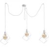 Lampa wisząca loftowa 3 xE27 RUBEN WHITE