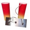 LIRA 12 chrom sat /żół-pom.E14 2x40W Brilum 0190