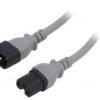 Kabel: 3X14awg, Iec C14 Męski,Iec C15 Żeński, 3M, 15A Lt-602+545 Sjt 14/3...