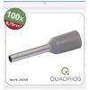 Quadrios 22C426 Ferrule 0.75mm² Grey Insulated Set Ideal for Crimping