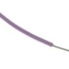 Przewód do urządzeń PTFE PTFE Fioletowy, 100m 0,22 mm² 7/0,2 mm, 600 V, -75 → +200C, Ø 1.2mm, RS PRO BS3G210