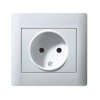 GAC250PL-PT1W Gniazdo 250V - standard PL - 2 biegunowe, białe 16A - podtynkowe