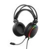 Słuchawki nauszne Genesis Neon 613 RGB z mikrofonem, podświetleniem, czarne NSG-2092