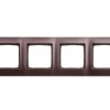 Simon 54 Premium Ramka poczwórna brąz mat DR4/46