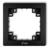 DECO Ramka pośrednia do łączników SITODRUK IP44 czarny mat 12DRPH