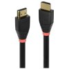 LINDY 41016 Active HDMI 2.0 Cable 4K60 7.5m Gold Plated Connectors Black