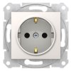 SEDNA Gniazdo pojedyncze z uziemieniem schuko krem SDN3000123 SCHNEIDER ELECTRIC