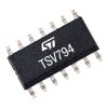 TSV794IDT High bandwidth (50 MHz) low offset (200 µV) rail-to-rail 5 V op amp.
