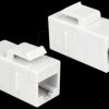 86379 Keystone Module RJ45 jack > RJ45 jack Cat.6 UTP white