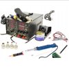 Stacja lutownicza WEP 853D 5A zasilacz 30V/5A +Odsysacz, flux 223