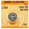 Bateria alkaliczna AG5, LR48, L754; Vinnic