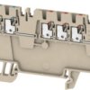 Potential distribution terminal, push-in connection, 0.5-1.5 mm², 16 A, 4 kV, dark beige, 1988280000