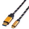 Kabel Roline Gold Usb 3.2 Gen 1, A-C, M/M, 0,5 M