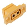 XT60E-F Female Panel Mount Gold Plated Connector 30A AMASS