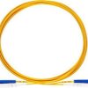 Rutenbeck 228050302 światłowodowe do światłowodów kabel 2.00 m żółty [1x złącze męskie LC-D - 1x złącze męskie LC-D] Sin