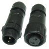 Złącze hermetyczne 2pin IP68 kpl. (lutowane)