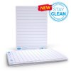 Show-me LIB10 Show-me A4 Lined Mini Whiteboards, Pack of 10 Boards