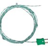 Termopara K średnica 0.3mm długość 2m Formowany miniaturowy wtyk męski Correge