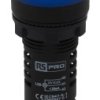 Kontrolka 24V ac/dc Niebieski RS PRO średnica wycięcia 22mm Montaż panelowy Śruba