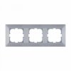 Ramka potrójna Srebrny ODAK O103/10E EXEN