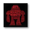 Maker Faire Meta-Word Canvas Art