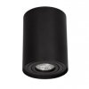 Lampa sufitowa HARYS O natynkowa oprawa punktowa nowoczesna TUBA okrągła GU10 czarna MK MEGAKABEL
