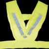Bike - safety vest for children with school bags, yellow