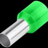 Tulejka izolowana E22 6mm2 20mm zielona