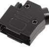 encitech 6560-0116-11 Obudowa złącza D-SUB D45ZK09-BK-K, metal, 45 °, 1 szt.