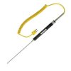 Czujnik Sonda temperatury Termopara K 800 oC PRĘT 18cm BAGNETOWA WTYK NOŻOWY 2-Pin