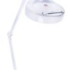 Lampa z lupą, 3dioptrii, 125mm, Montaż zaciskowy na stole, LED, 14.5W, 230V ac, Typ G – brytyjski 3-stykowy