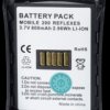 Cordless phone battery, Li-Ion 3,7 V, 800 mAh